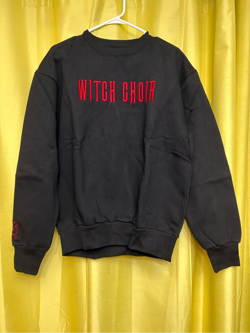 WITCH CHOIR Black Crewneck Sweatshirt